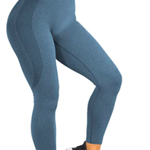 Contour lines Seamless leggings Ink Blue