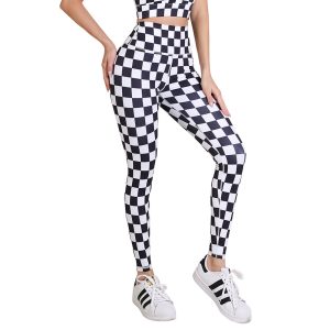 Checkboard leggings